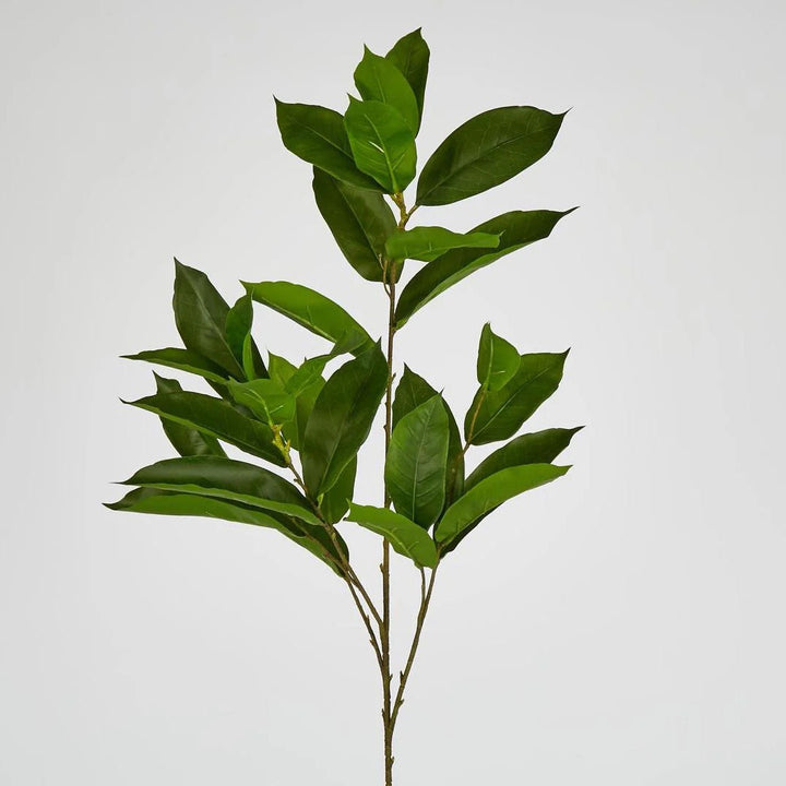 Faux Glossy Flat Leaf Spray 100cm