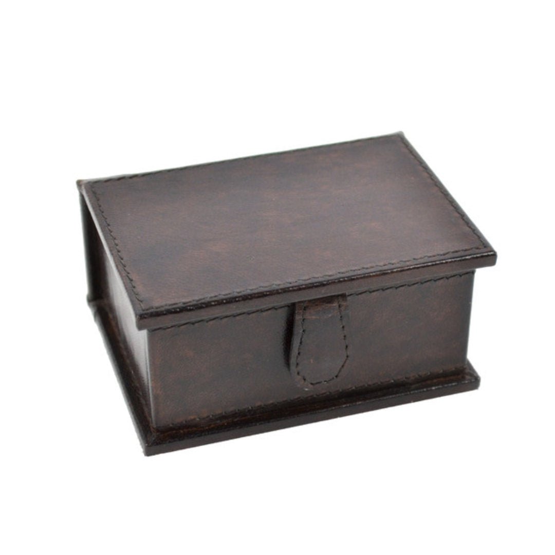 Leather Business Card Holder | Dark - Suzie Anderson Home