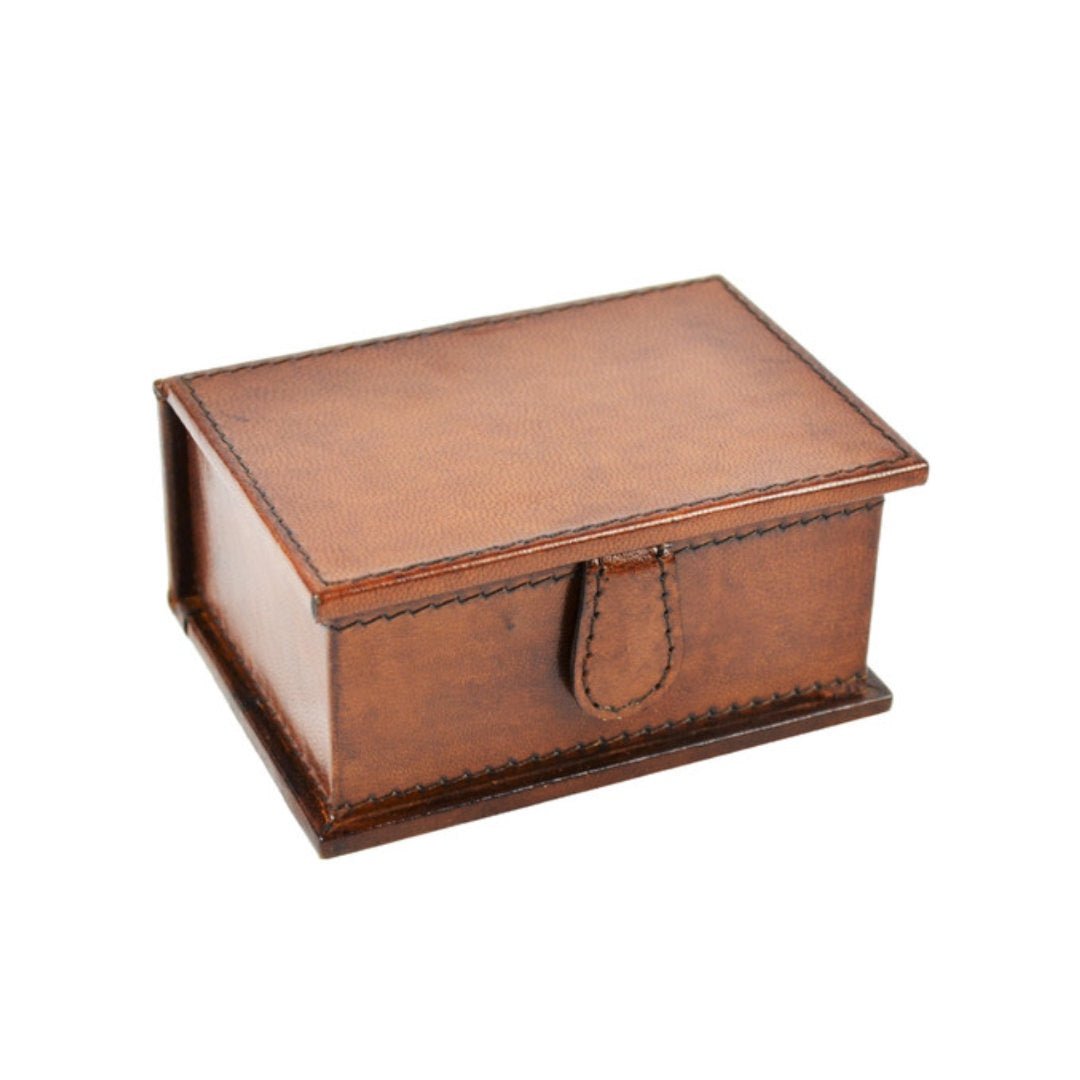 Leather Business Card Holder | Tan - Suzie Anderson Home
