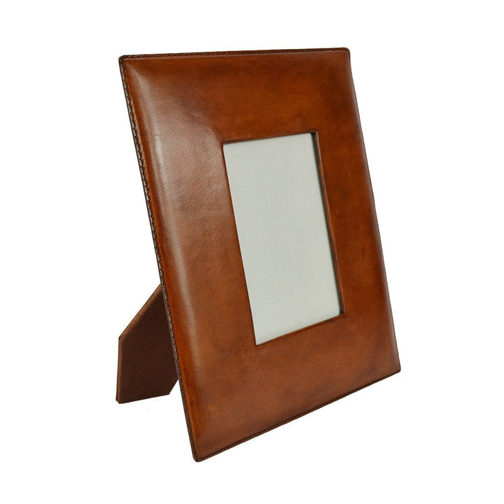 Leather Photo Frame | Tan | Plain - Suzie Anderson Home