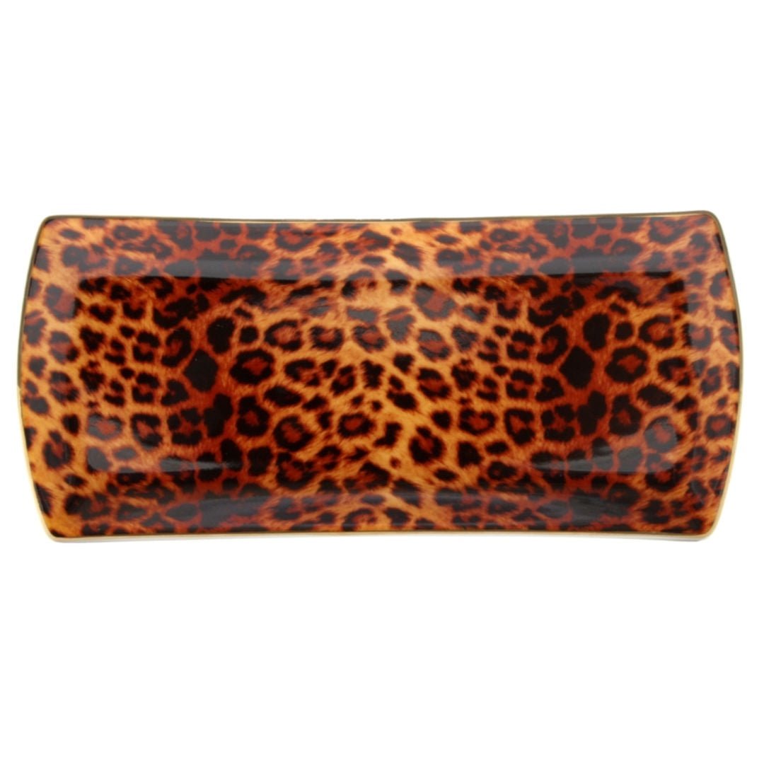 Leopard Print Platter 25cm - Suzie Anderson Home