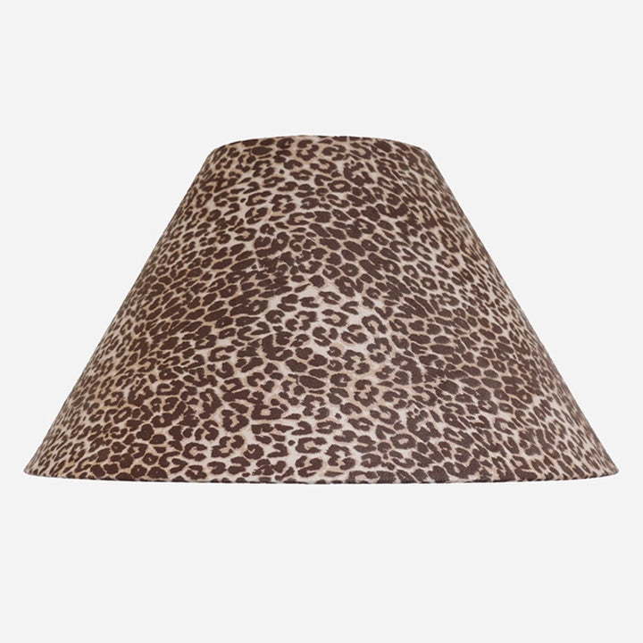 Leopard Print Lamp Shade | 31cmW Base