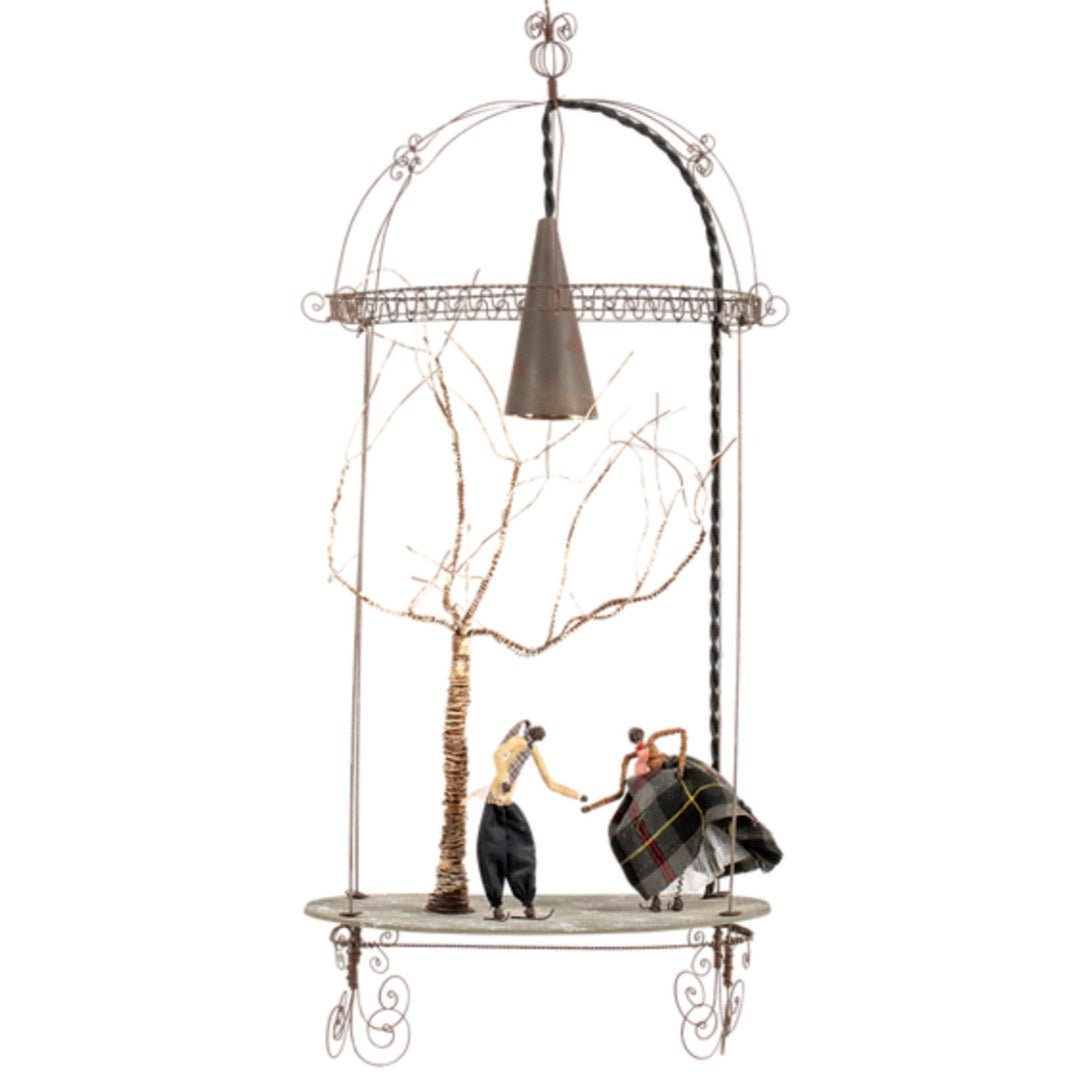 Les 4 Saisons Lamp | Winter | Made in Avignon | W 30cm, H 70cm - Suzie Anderson Home