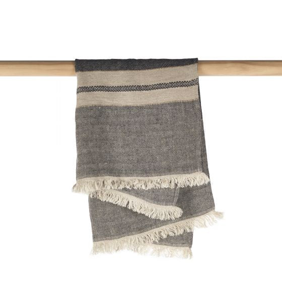 Libeco Linen Belgian Linen Guest Towel | Tack Stripe - Suzie Anderson Home