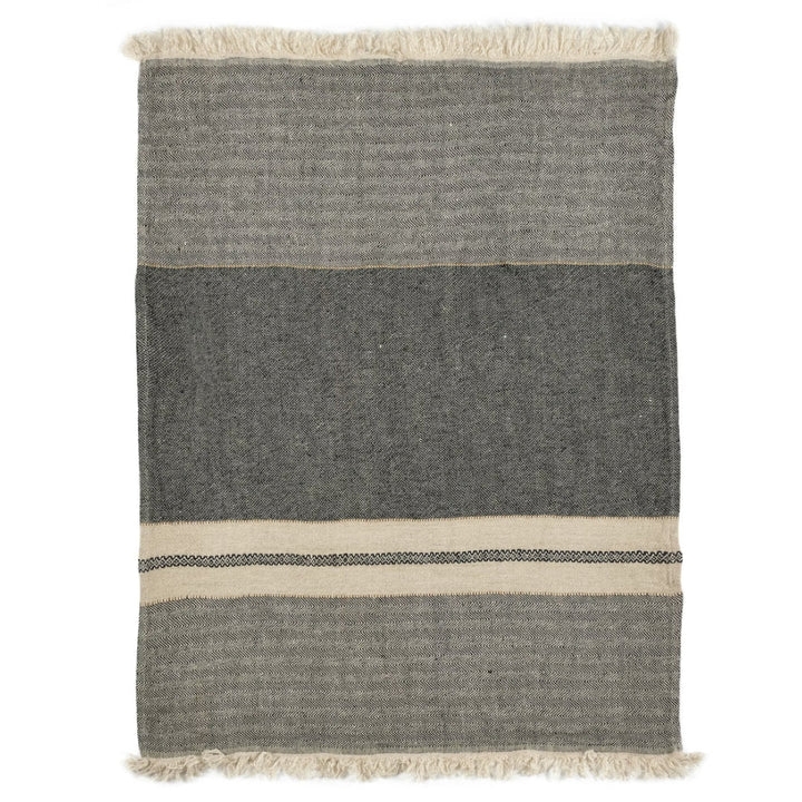 Libeco Linen Belgian Linen Guest Towel | Tack Stripe - Suzie Anderson Home