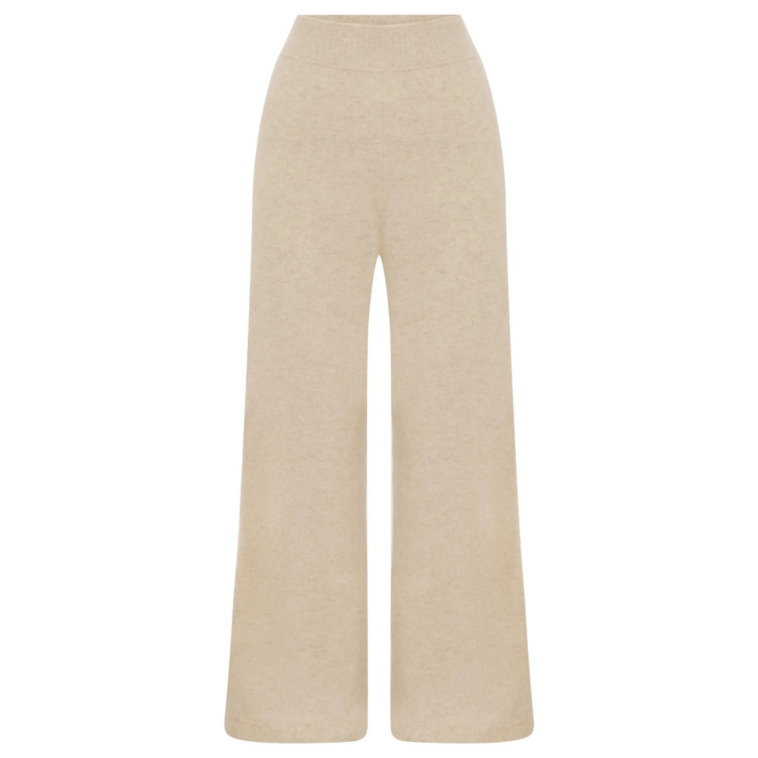 Scandi | Dalia Wool/Cashmere Pant | Light Beige
