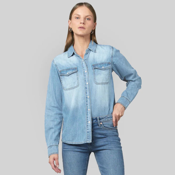 Dricoper- Valiant Sunbleach Denim Shirt