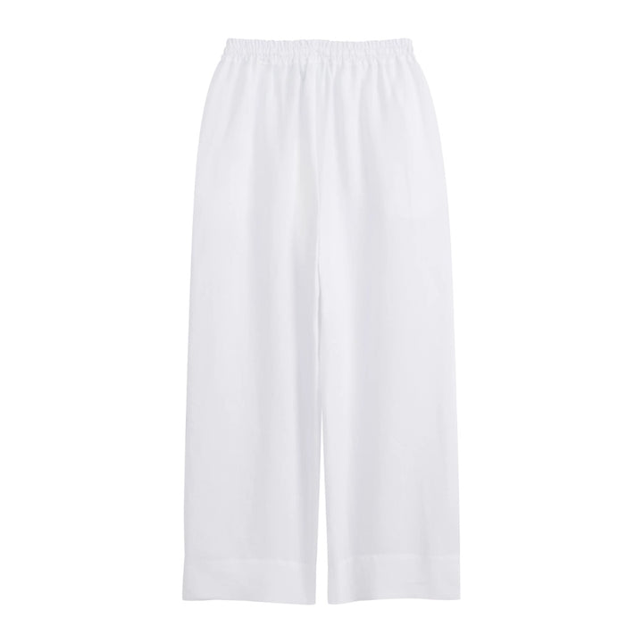 Bypias | Mallorca Linen Pant | White
