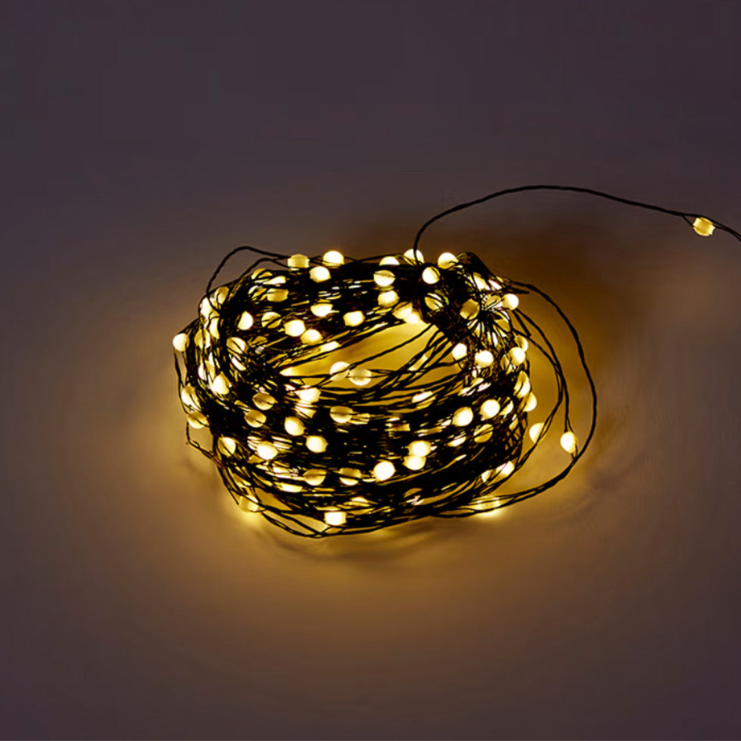 Luminous Outdoor String Light | 20m | Green | Outdoor Adapter