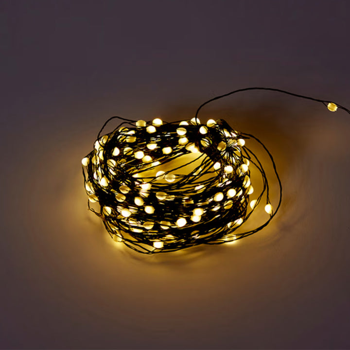 Luminous Outdoor String Light | 20m | Green | Outdoor Adapter