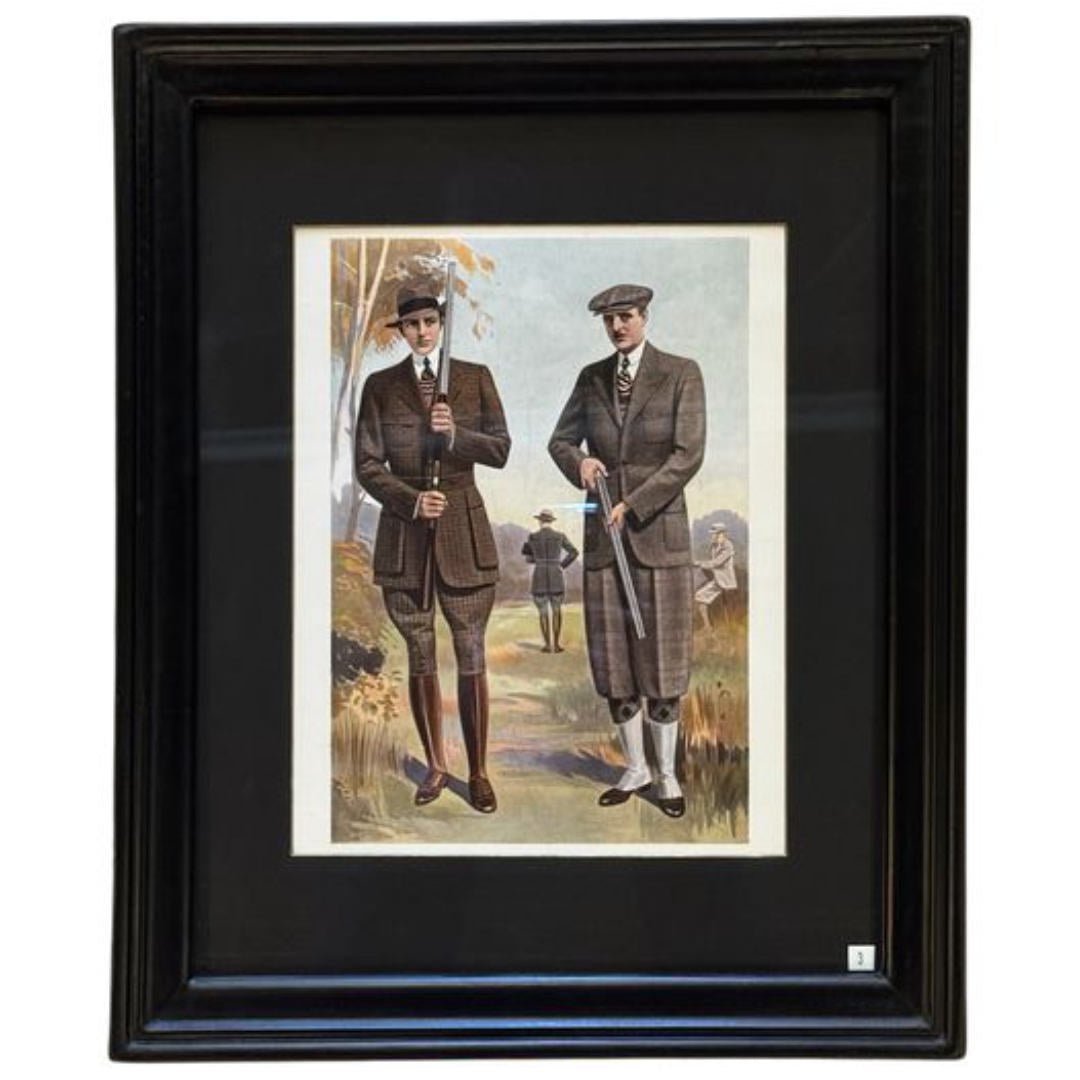 Lithographic art of Hunting scene | Three - Suzie Anderson Home