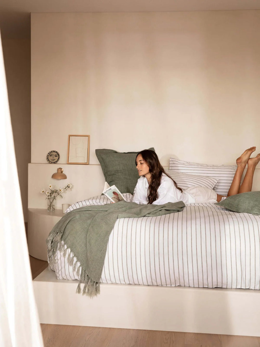 Loft Duvet Cover Set | Sage - Suzie Anderson Home