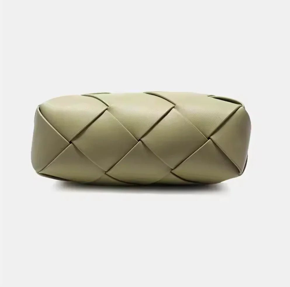 L'ora Large Weave Crossbody Bag | Olive - Suzie Anderson Home