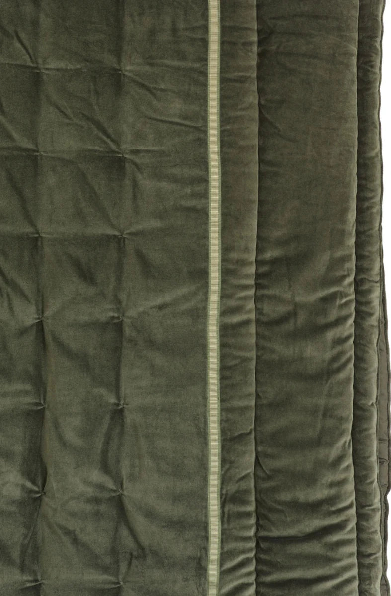 Luchesi Comforter | 200 x 200cm | Olive - Suzie Anderson Home