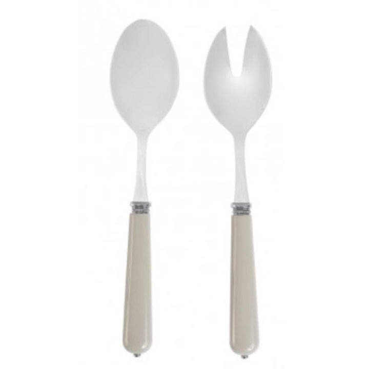Lucie Salad Servers | Set of 2 | Grey - Suzie Anderson Home