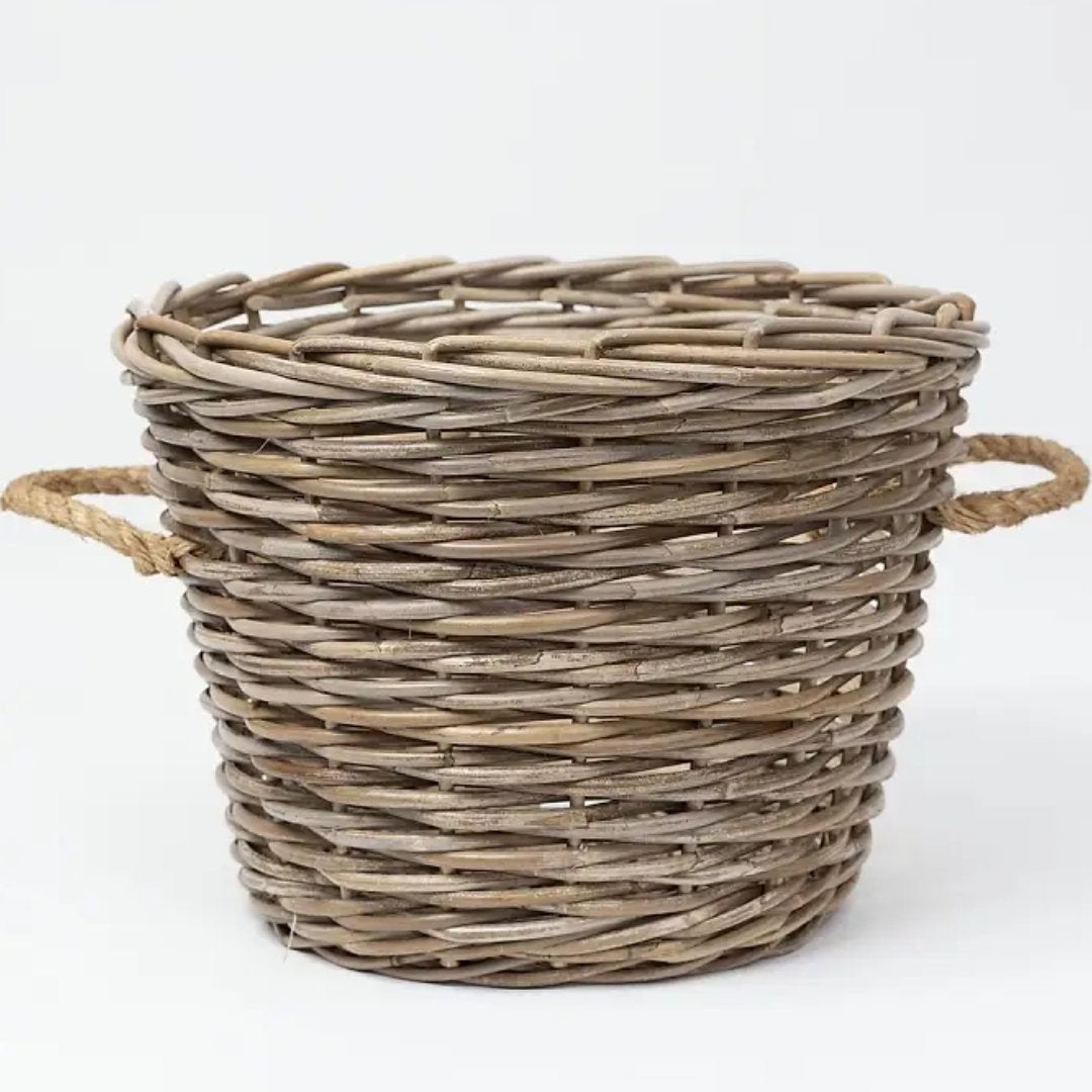 Luka Kubu Rattan Basket - Suzie Anderson Home