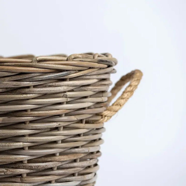 Luka Kubu Rattan Basket - Suzie Anderson Home