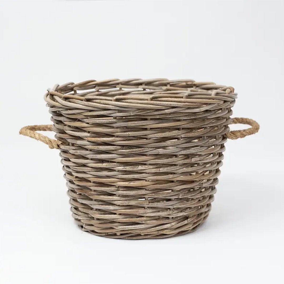 Luka Kubu Rattan Basket - Suzie Anderson Home