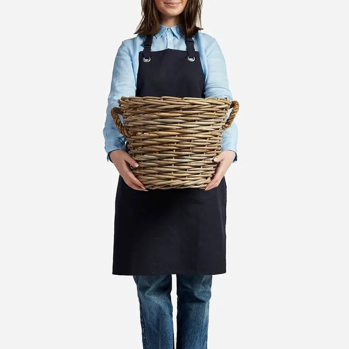 Luka Kubu Rattan Basket - Suzie Anderson Home
