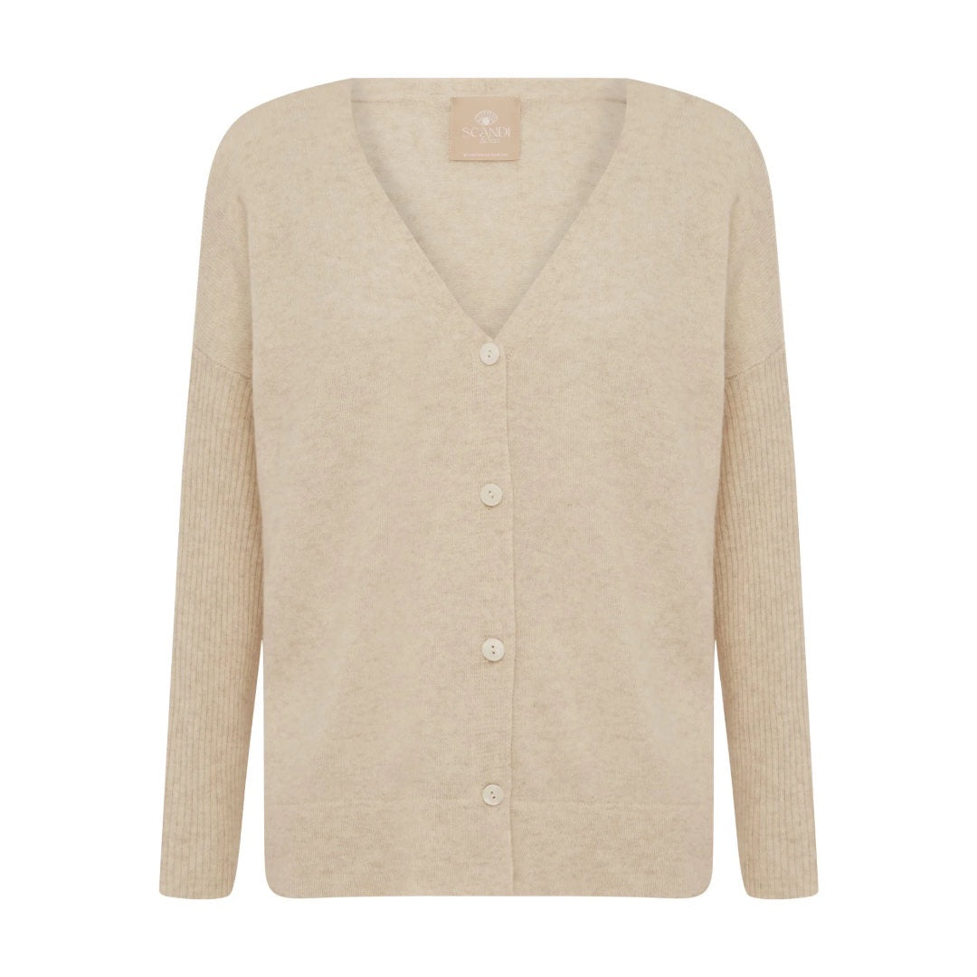 Scandi | Luna Knit Cardigan | Light Beige