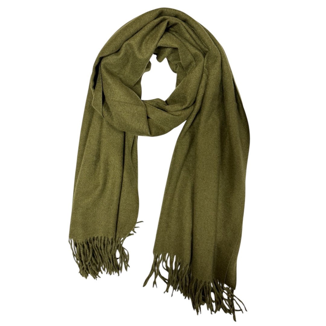 Lux Solid Scarf | Dark Green - Suzie Anderson Home