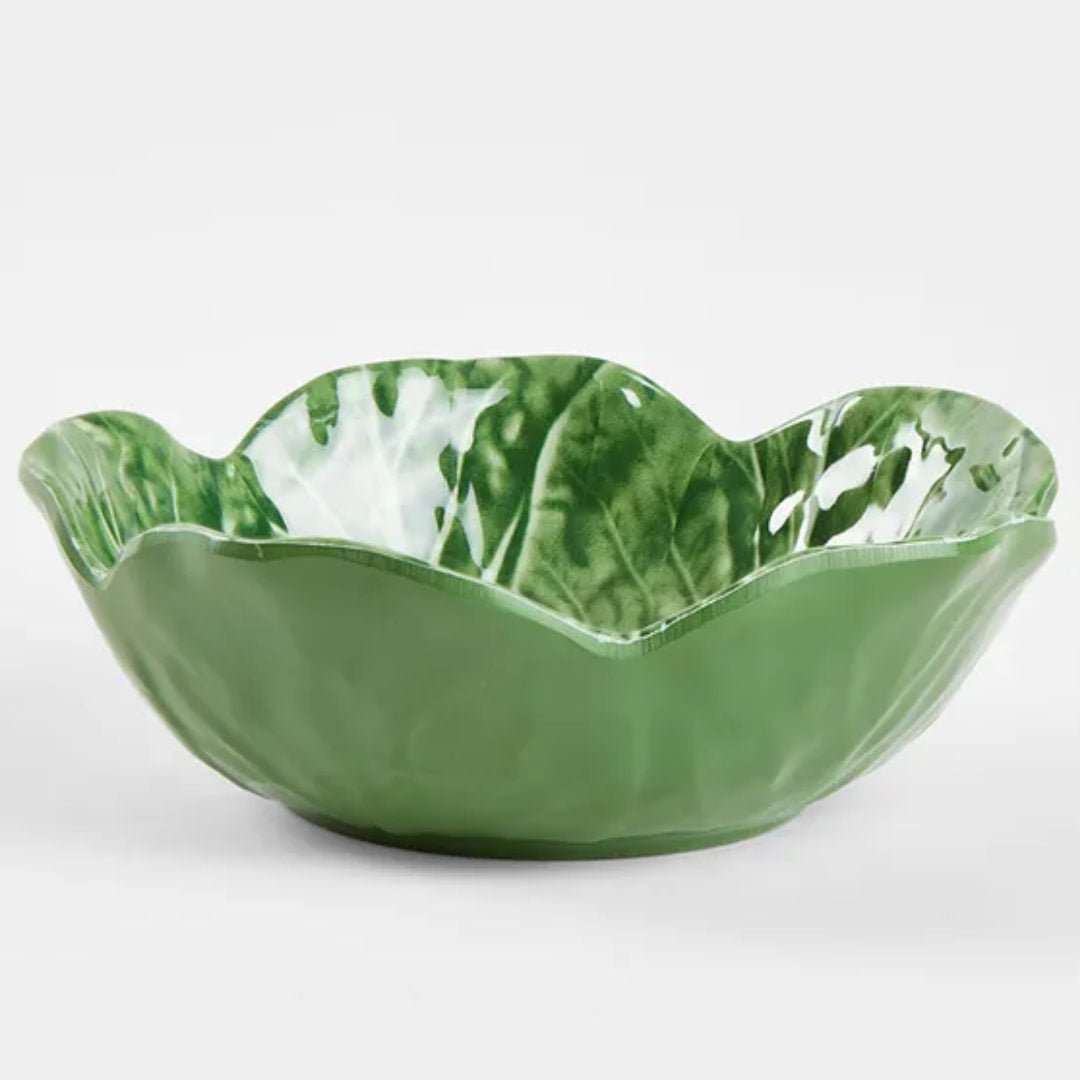 Luxe Cabbage Leaf Bowl | Melamine - Suzie Anderson Home