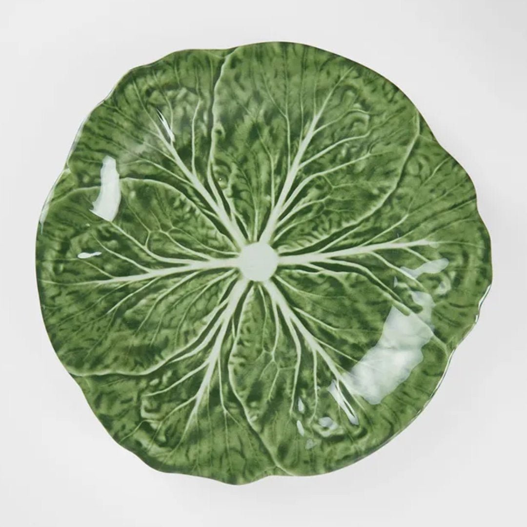 Luxe Cabbage Leaf Dinner Plate | Melamine - Suzie Anderson Home