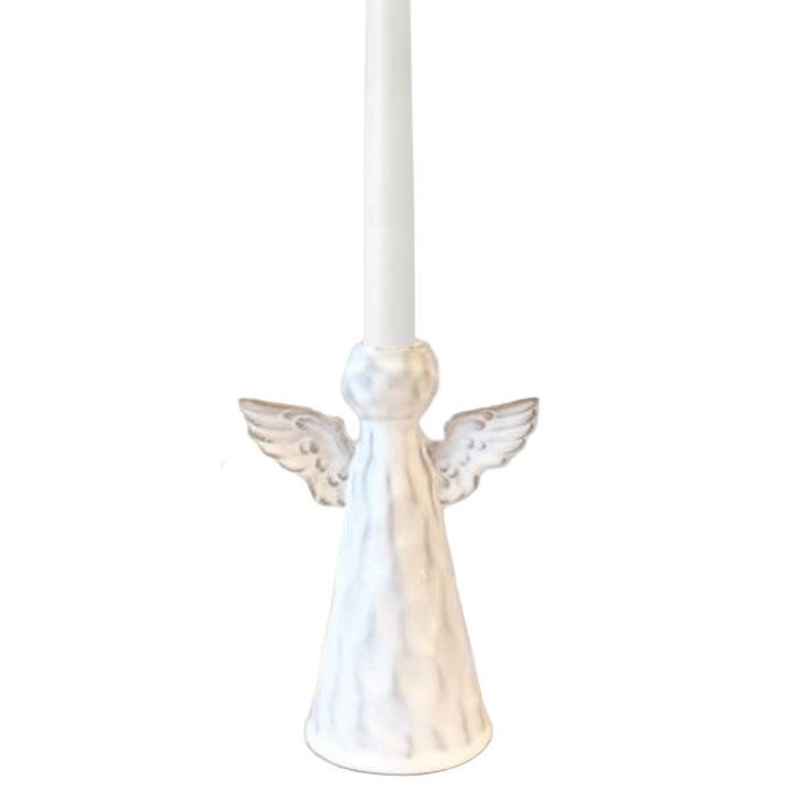 Lucia Snow Angel Candleholder 14x19cm