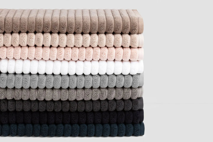 Bemboka Turkish Ribbed Bath Mat | Charcoal | 60x95cm
