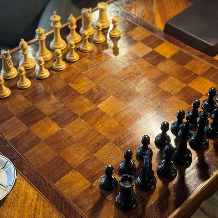 French Walnut Games Table | Restored-Suzie Anderson Home