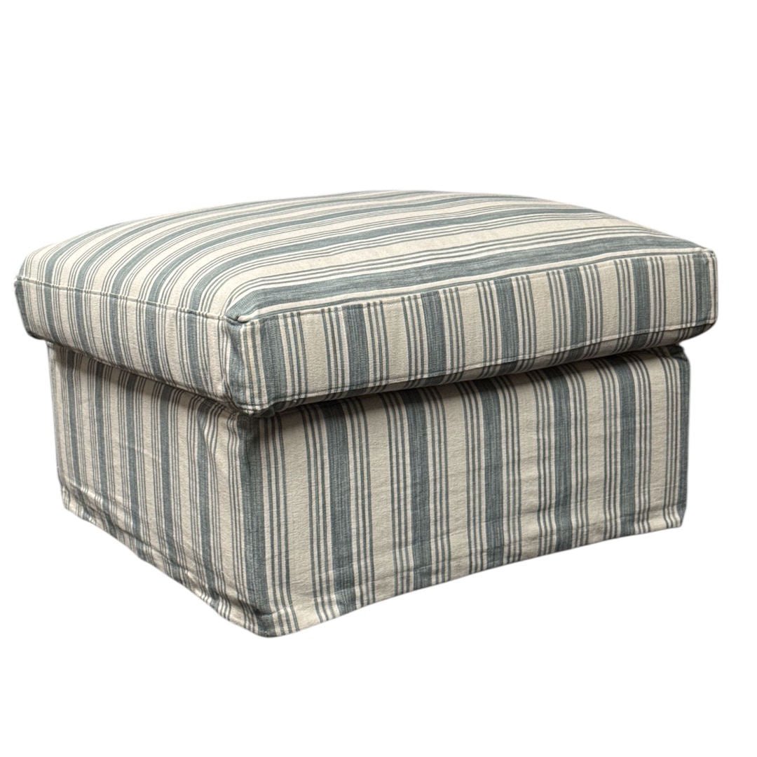Maison Ottoman | Hammock Teak Stripe Fabric - Suzie Anderson Home
