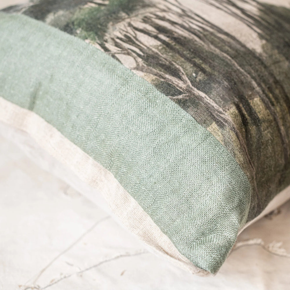 Manosque Cushion & Insert | Linen/Velvet Back | 40x55 - Suzie Anderson Home