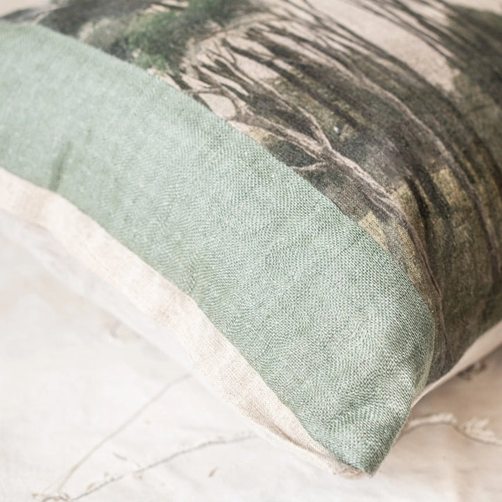 Manosque Cushion & Insert | Linen/Velvet Back | 40x55 - Suzie Anderson Home
