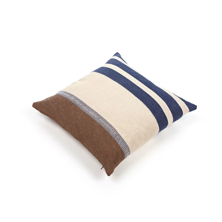 Marina Stripe Indigo Linen Cushion Cover | Libeco | 50x50cm