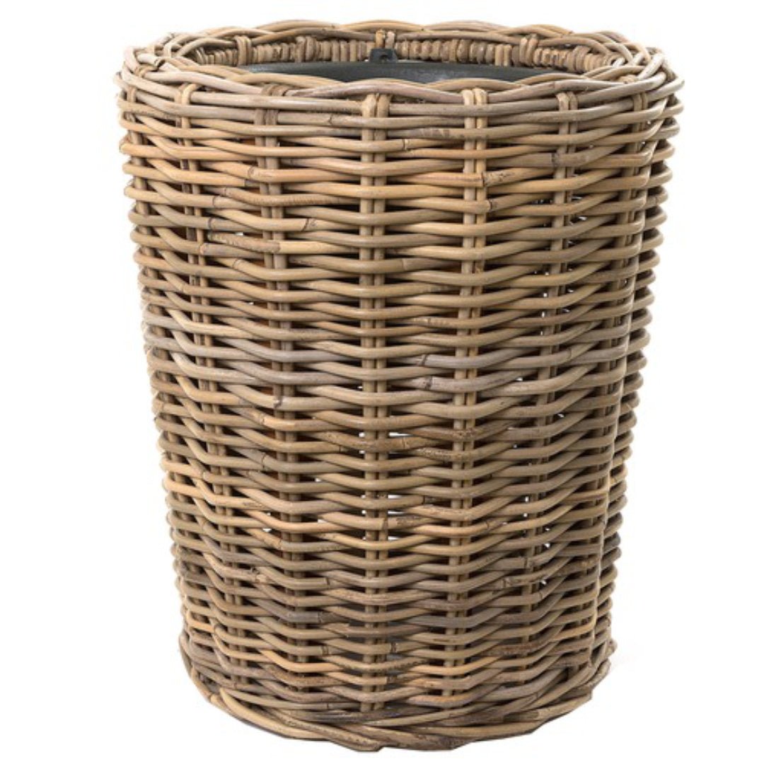 Marko Rattan Pot with Tub Insert - Suzie Anderson Home