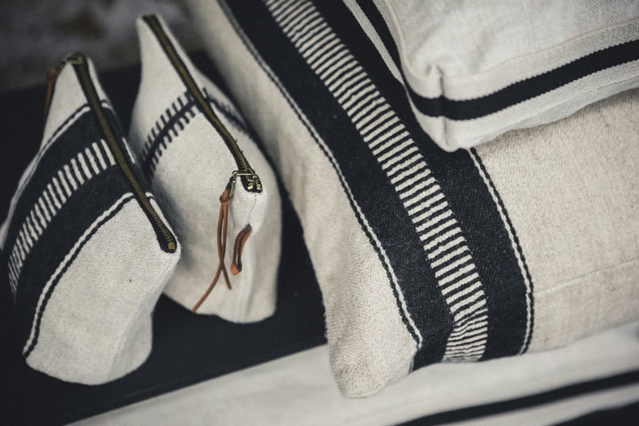 Libeco Linen Marshall Cushion Cover | Multi-Stripe | 63x63cm