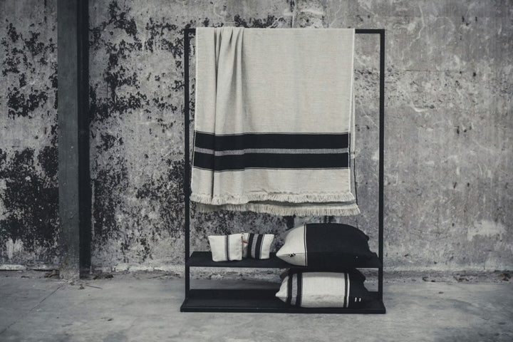 Libeco Linen Marshall Cushion Cover | Multi-Stripe | 63x63cm