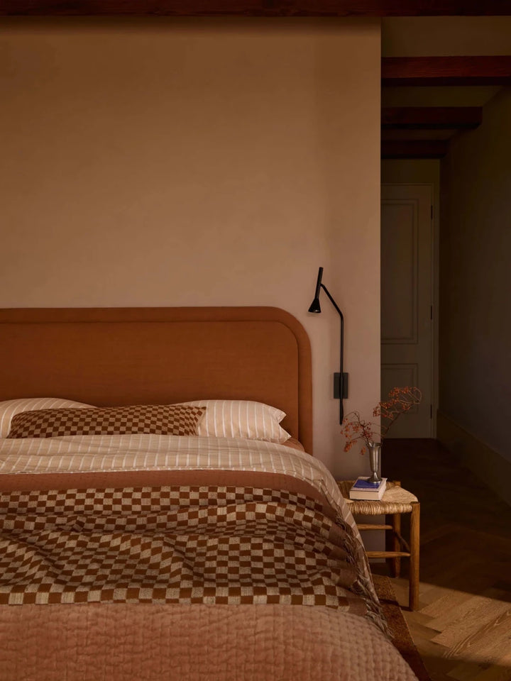 Matteo Luxury Handmade Bronze Wool &amp; Silk Throw | 140x180cm - Suzie Anderson Home