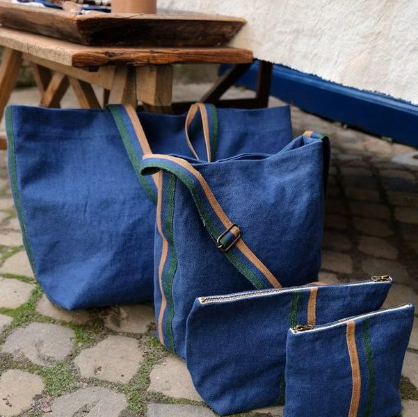 Max Linen Pouch | Libeco | Indigo