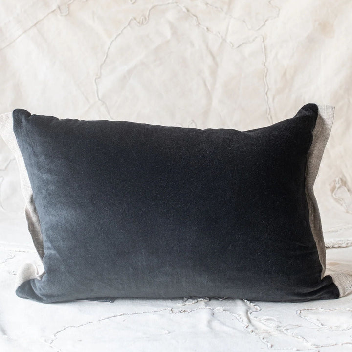 Medicis Cushion & Insert | Beluga Black | 35 x 50cm - Suzie Anderson Home