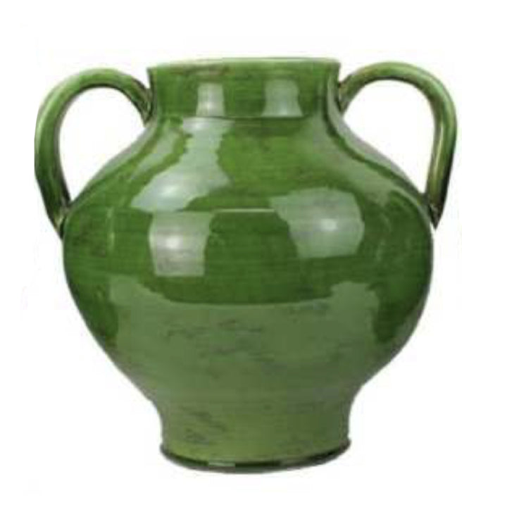 Medium Ceramic Urn | Portuguese Green