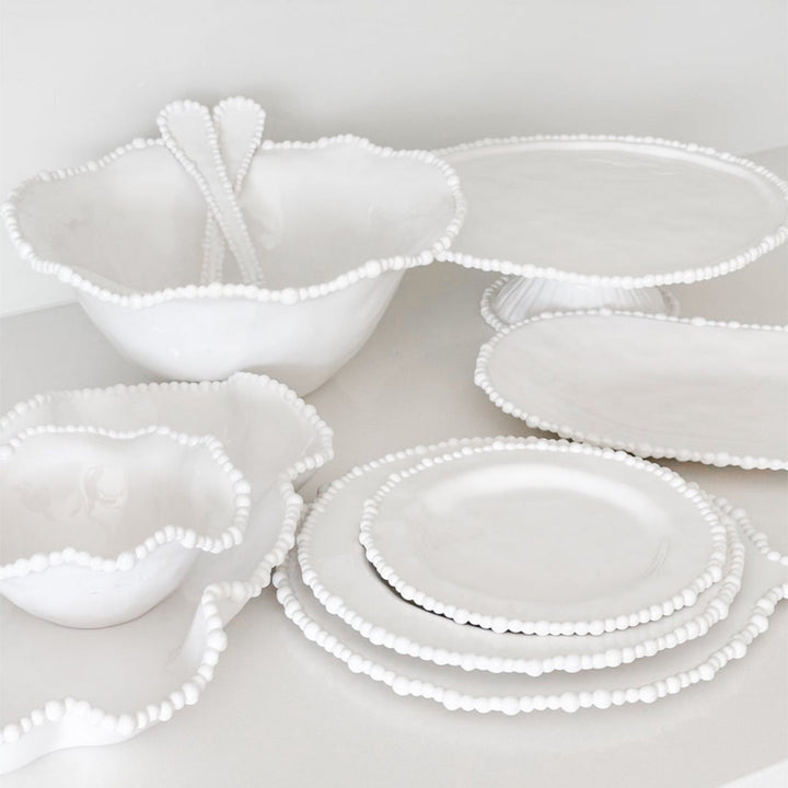 Pearl Dinner Plate | Melamine | White