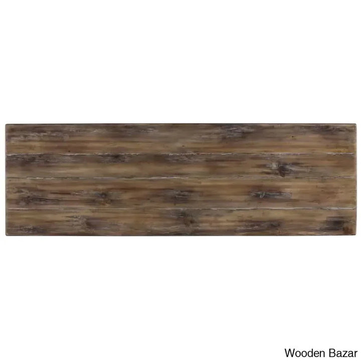 Astro Rafferty Console | Solid & Veneer Pine Patinated | W150 x D48 x H82cm FLOOR STOCK SAMPLE AS IS CONDITION