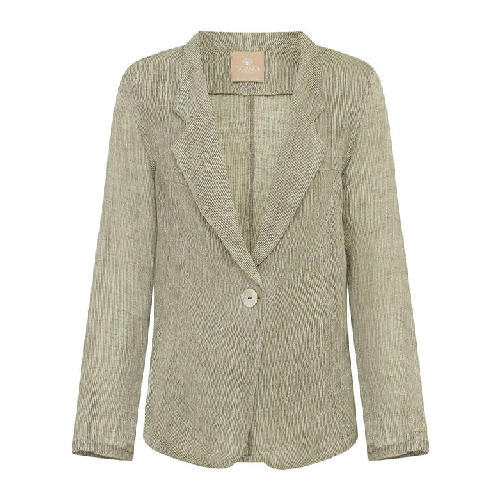 Scandi | Melissa Linen Blazer | Natural