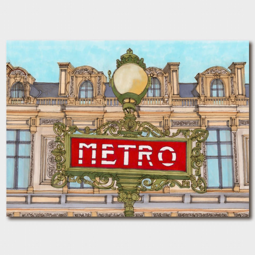 Desmond Freeman "Metro Sign" | Card & Envelope