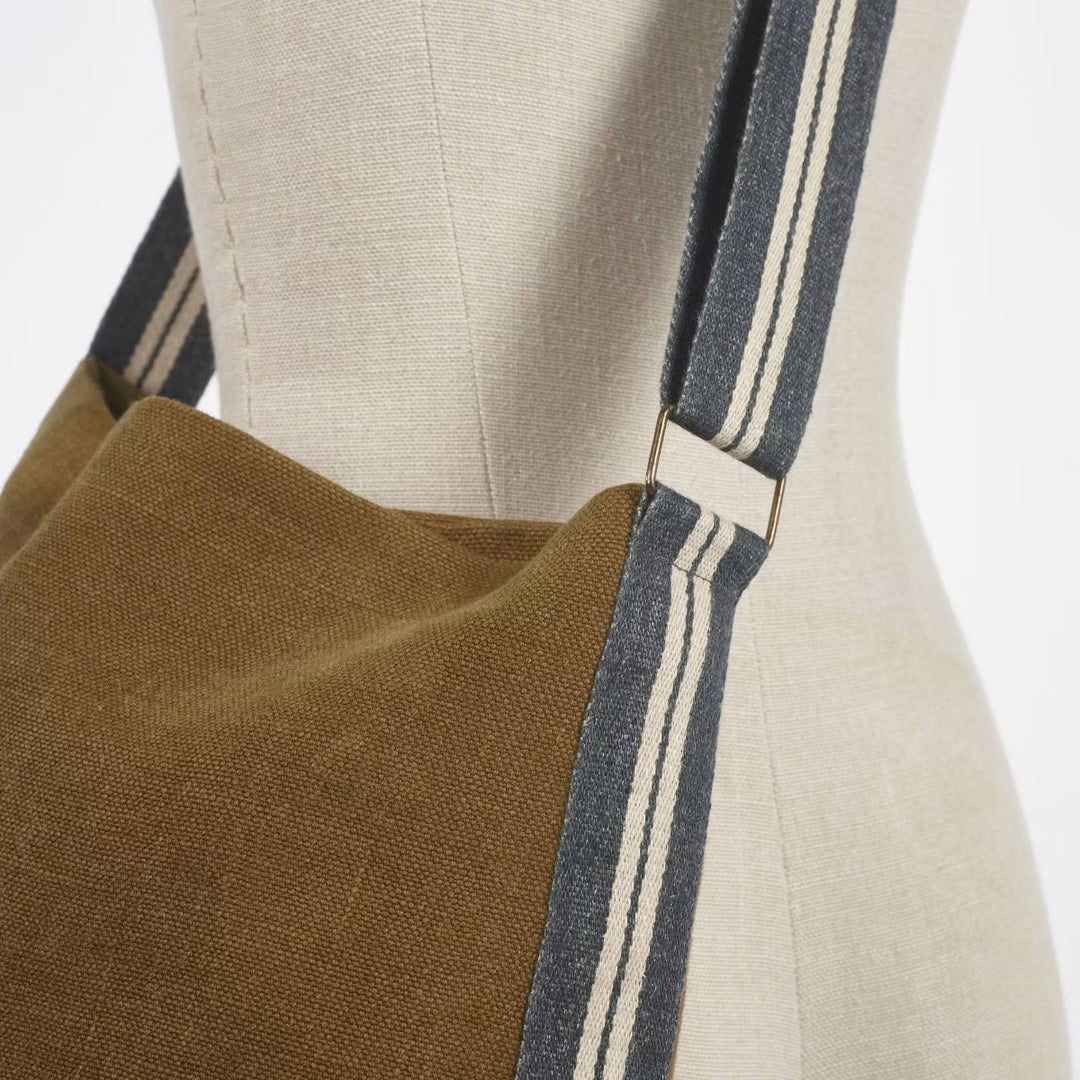Miles Linen Crossbody Bag | Libeco | Oak