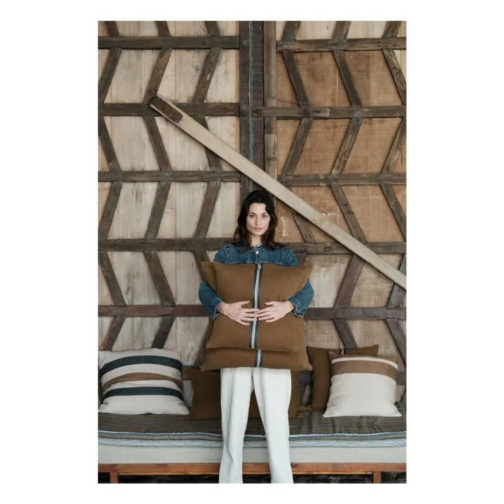 Miles Oak Belgian Libeco Linen Cushion Cover | 50x50cm - Suzie Anderson Home