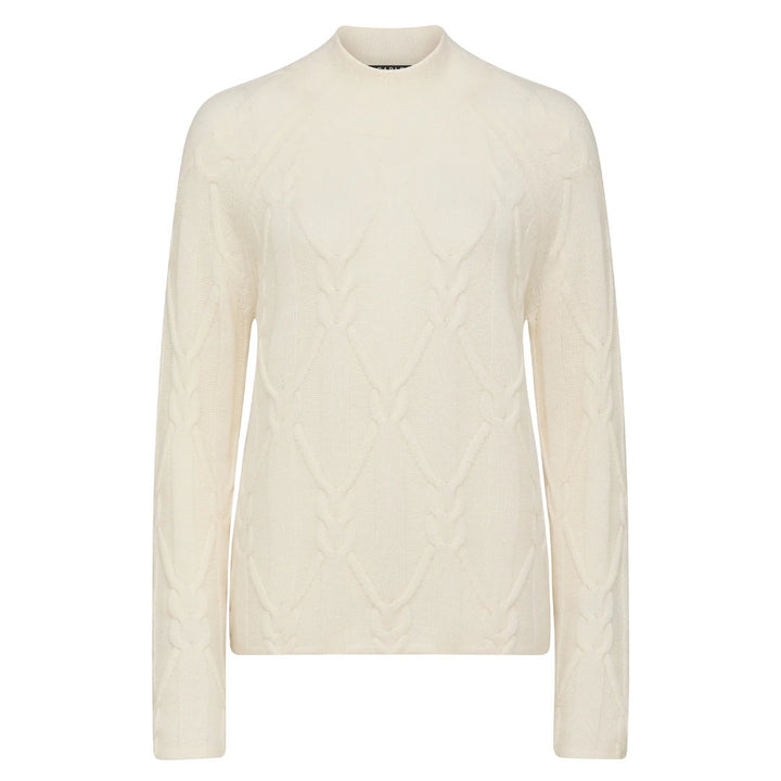 Cable | Cashwool Cable Jumper | Milk