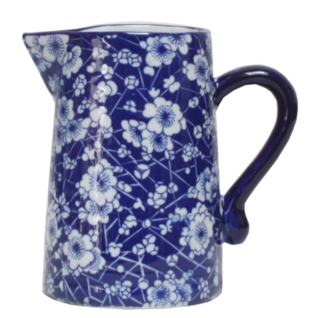 Ming Blue & White Jug | 20cm - Suzie Anderson Home