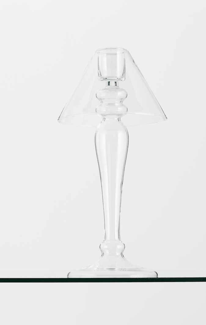 Mira Glass Candleholder | Flamant Belgium - Suzie Anderson Home
